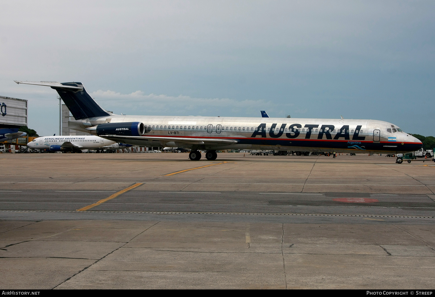 Aircraft Photo of LV-BTI | McDonnell Douglas MD-88 | Austral Líneas Aéreas | AirHistory.net #148265