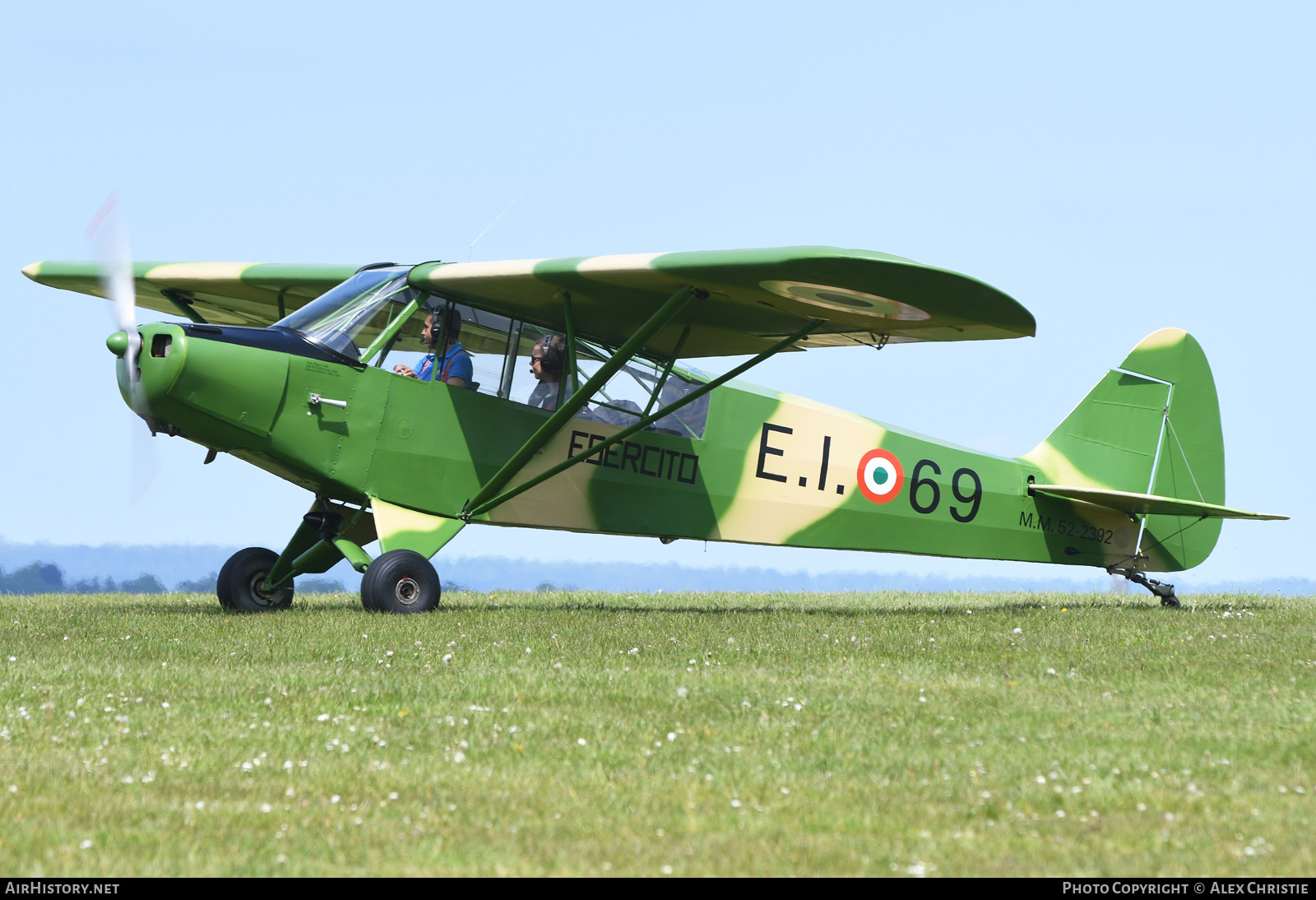 Aircraft Photo of G-HELN / MM52-2392 | Piper L-21B Super Cub | Italy - Army | AirHistory.net #148281