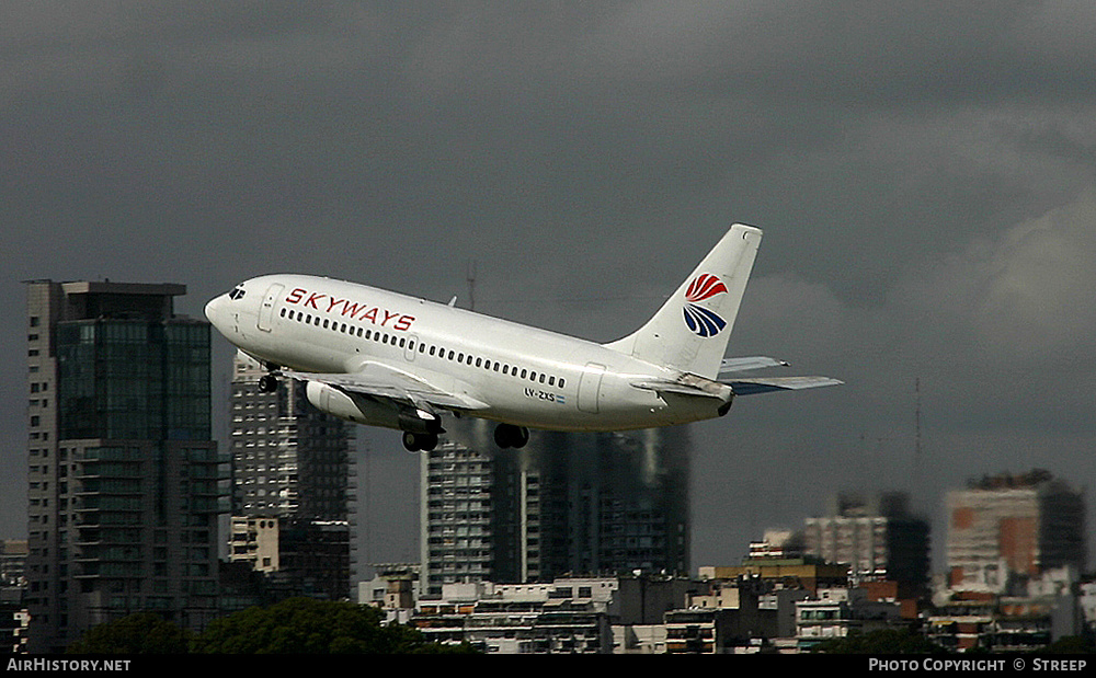 Aircraft Photo of LV-ZXS | Boeing 737-201/Adv | Skyways | AirHistory.net #148306