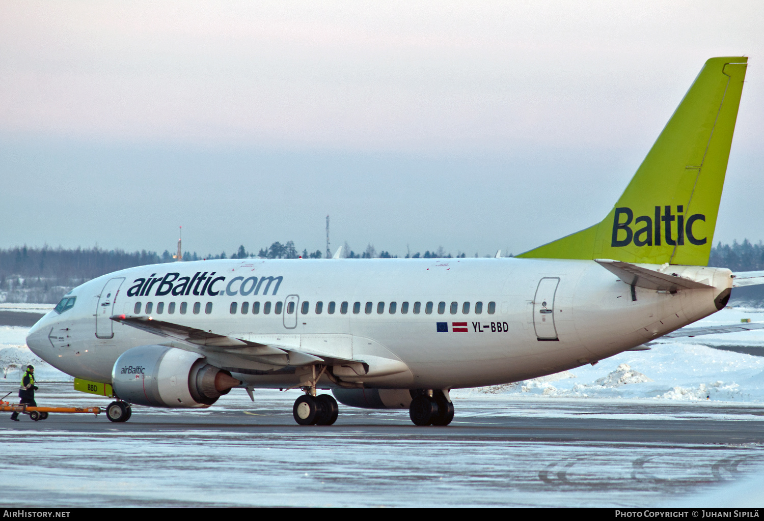 Aircraft Photo of YL-BBD | Boeing 737-53S | AirBaltic | AirHistory.net #148317