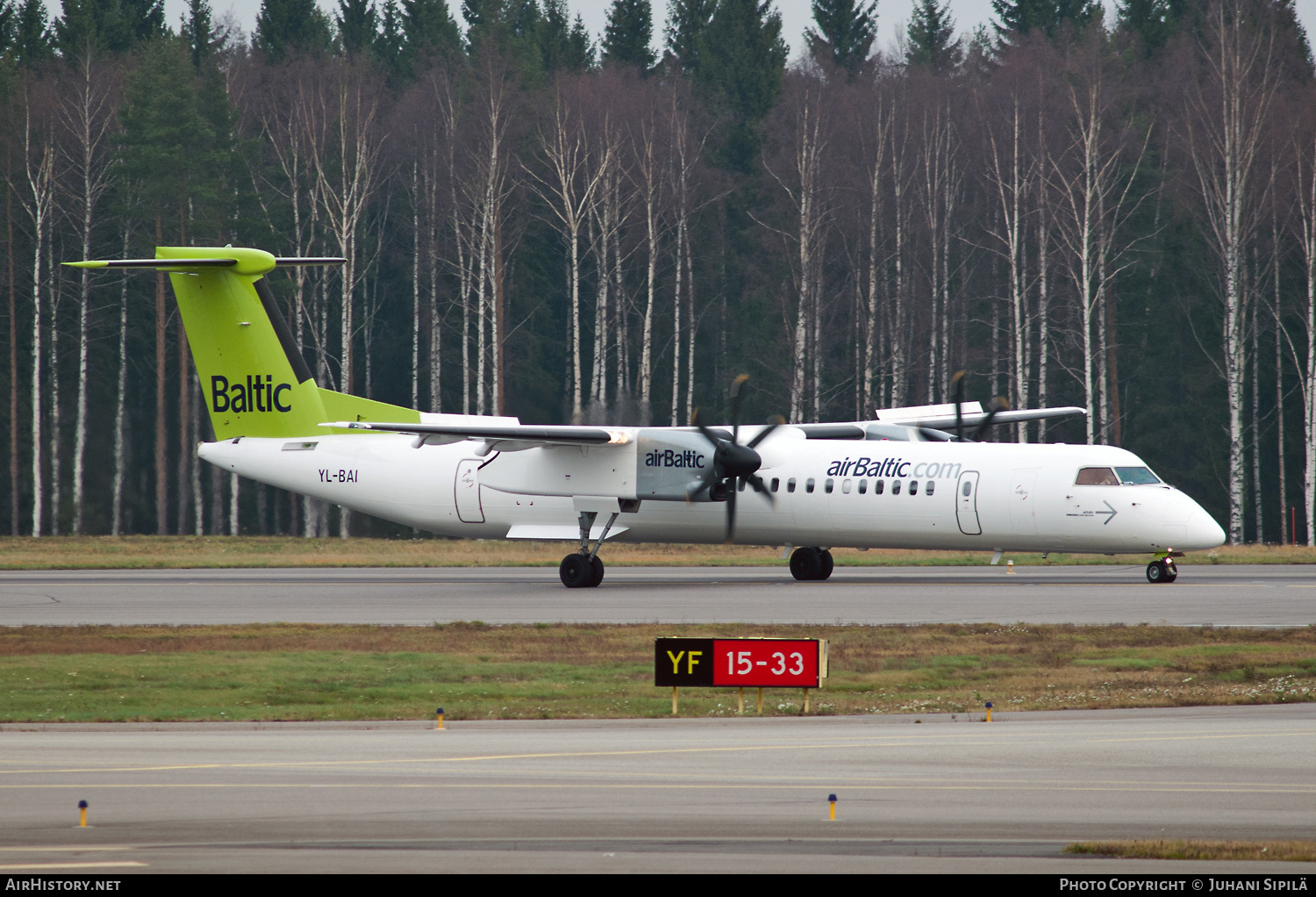 Aircraft Photo of YL-BAI | Bombardier DHC-8-402 Dash 8 | AirBaltic | AirHistory.net #148329