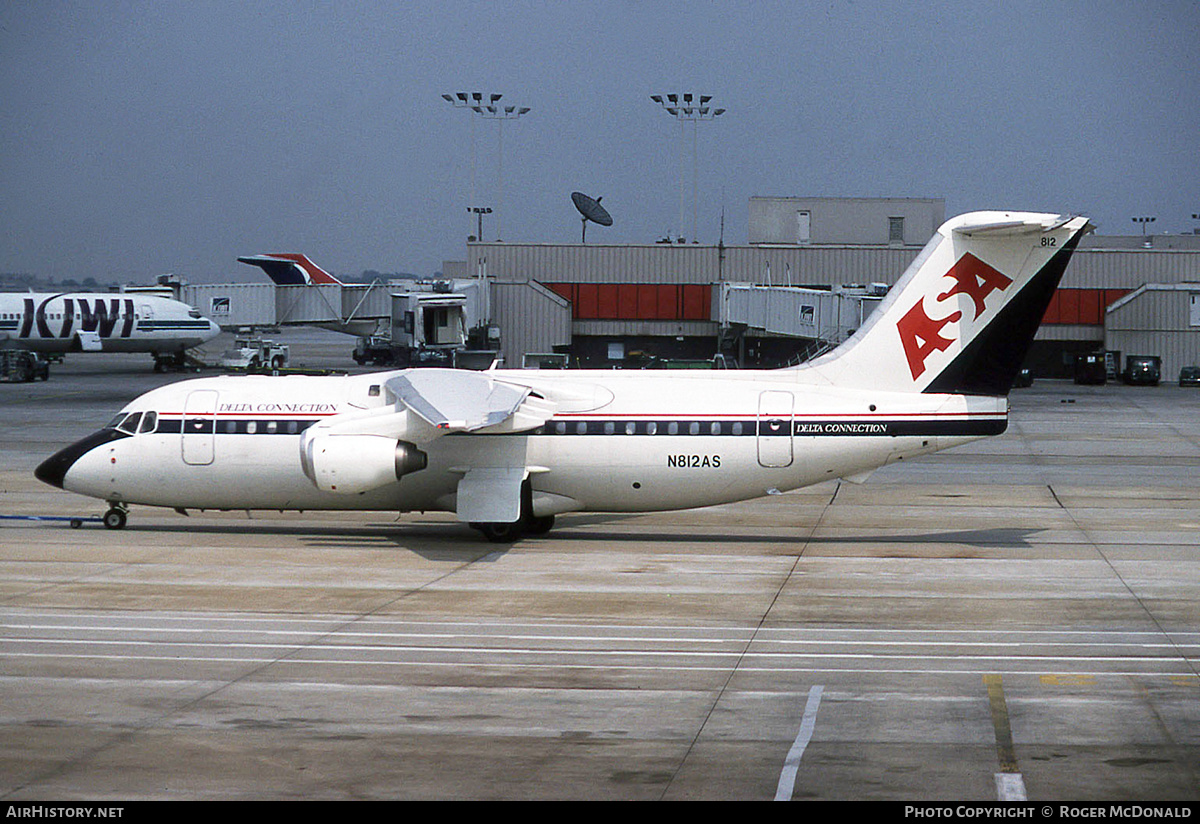 Aircraft Photo of N812AS | British Aerospace BAe-146-200A | Delta Connection | AirHistory.net #148349