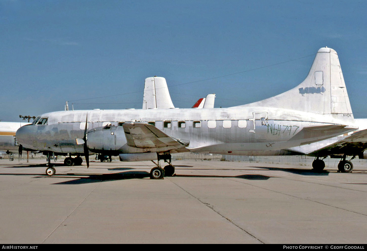 Aircraft Photo of N64797 | Convair VT-29A | AirHistory.net #148351