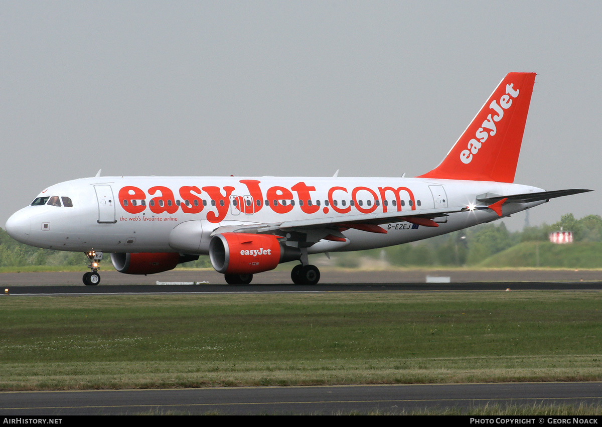 Aircraft Photo of G-EZEJ | Airbus A319-111 | EasyJet | AirHistory.net #148377