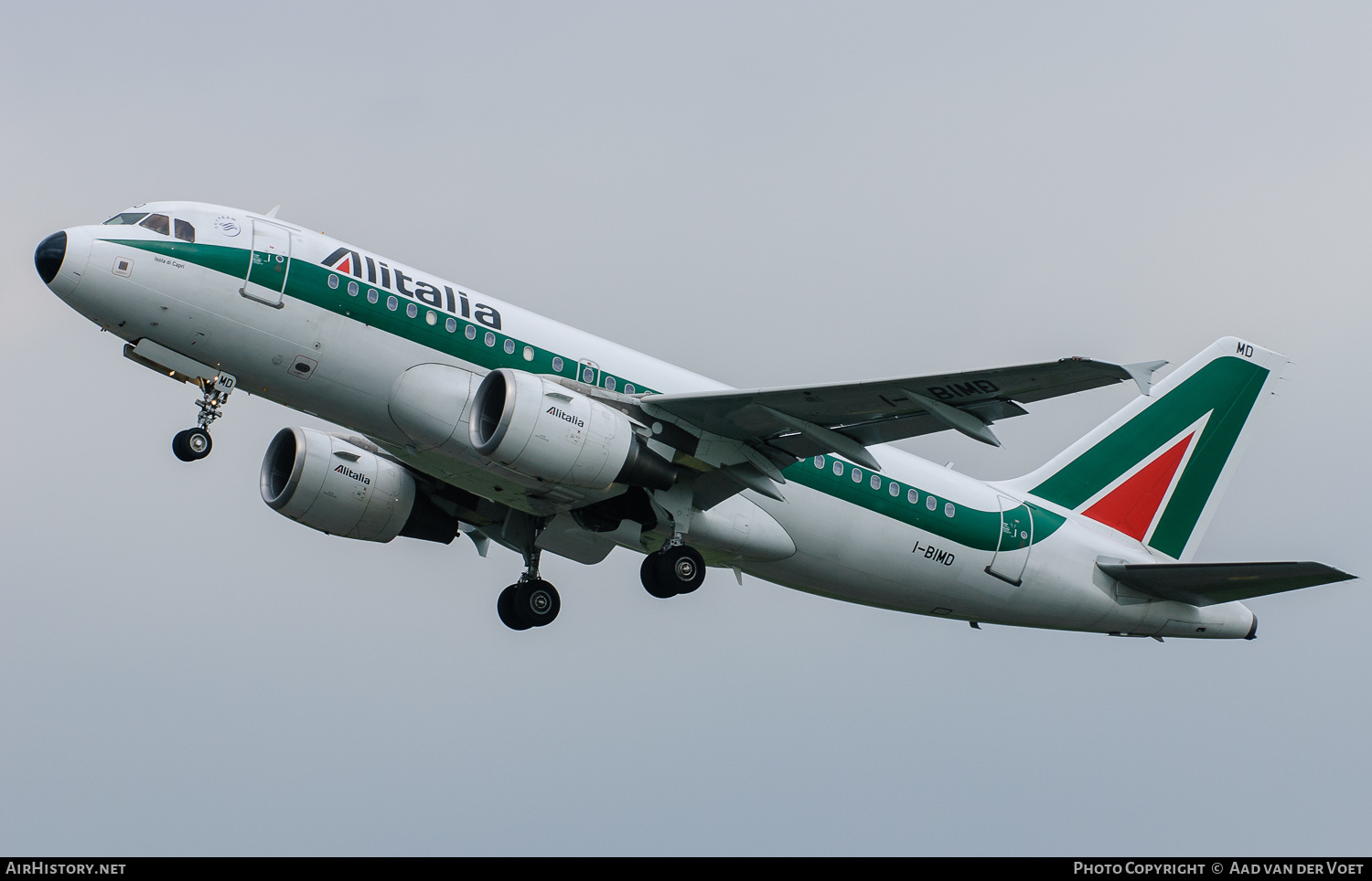 Aircraft Photo of I-BIMD | Airbus A319-112 | Alitalia | AirHistory.net #148382