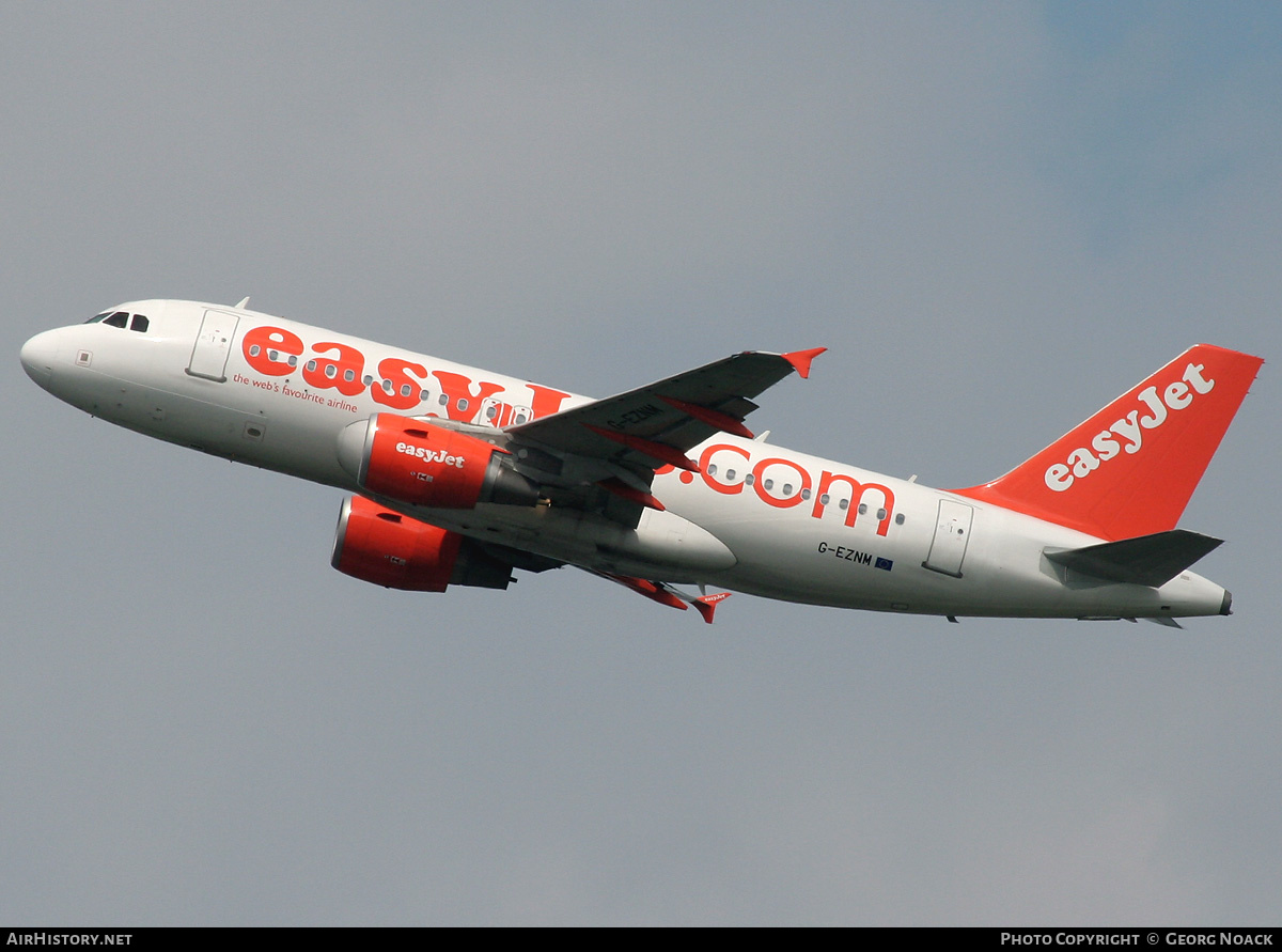 Aircraft Photo of G-EZNM | Airbus A319-111 | EasyJet | AirHistory.net #148384