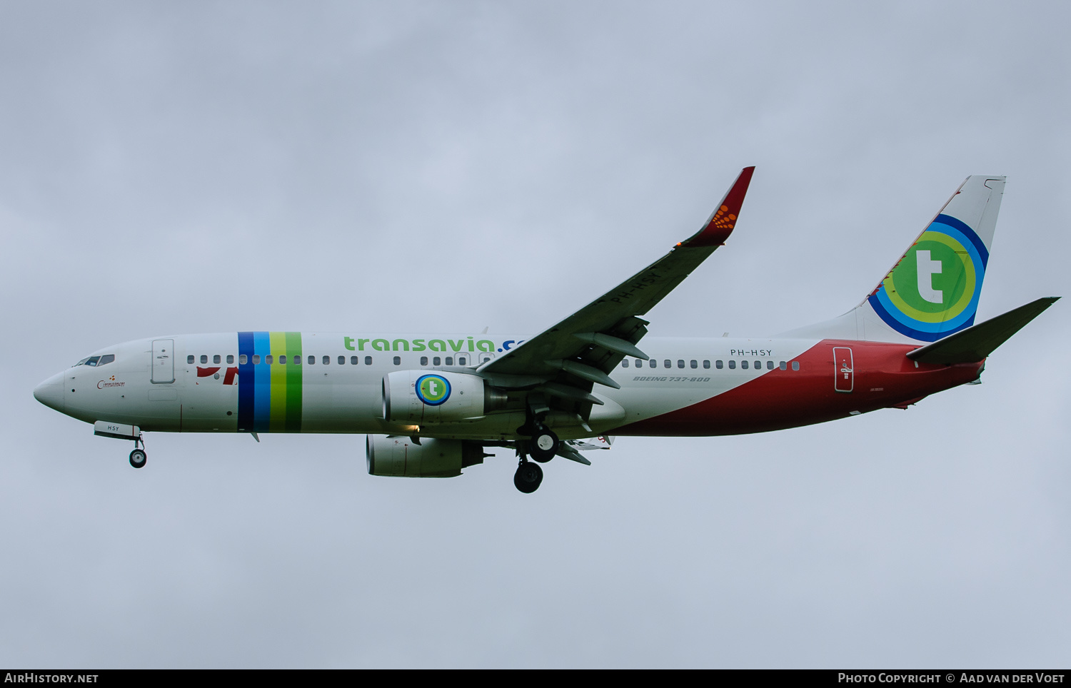 Aircraft Photo of PH-HSY | Boeing 737-86N | Transavia | AirHistory.net #148385