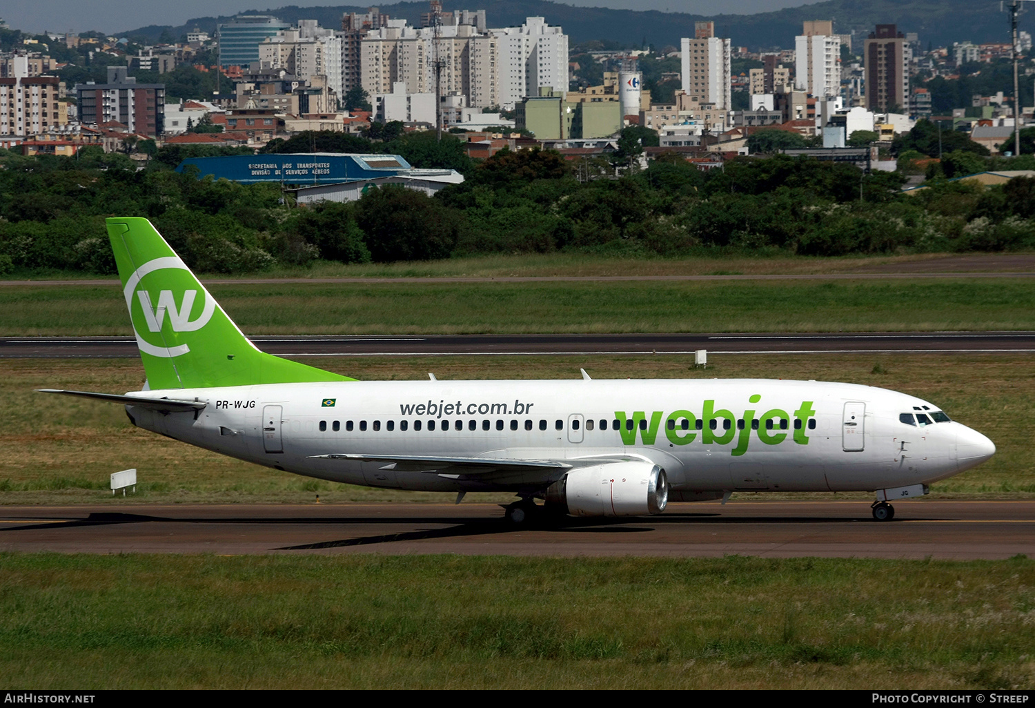 Aircraft Photo of PR-WJG | Boeing 737-322 | WebJet Linhas Aéreas | AirHistory.net #148390