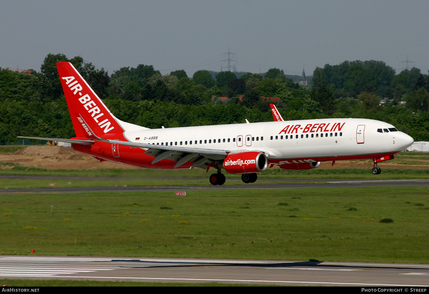 Aircraft Photo of D-ABBB | Boeing 737-86J | Air Berlin | AirHistory.net #148399
