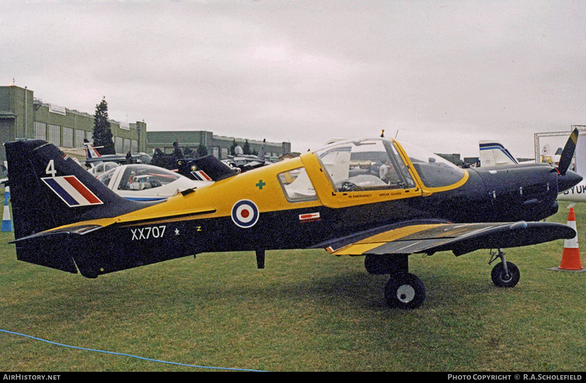 Aircraft Photo of XX707 | Scottish Aviation Bulldog T1 | UK - Air Force | AirHistory.net #148409