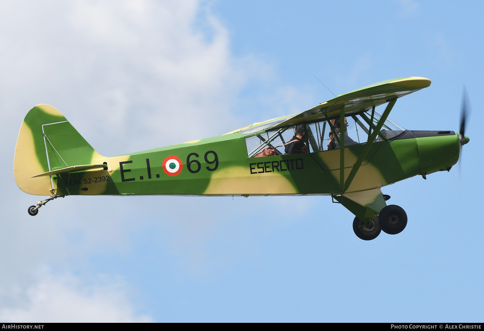 Aircraft Photo of G-HELN / MM52-2392 | Piper L-21B Super Cub | Italy - Army | AirHistory.net #148412