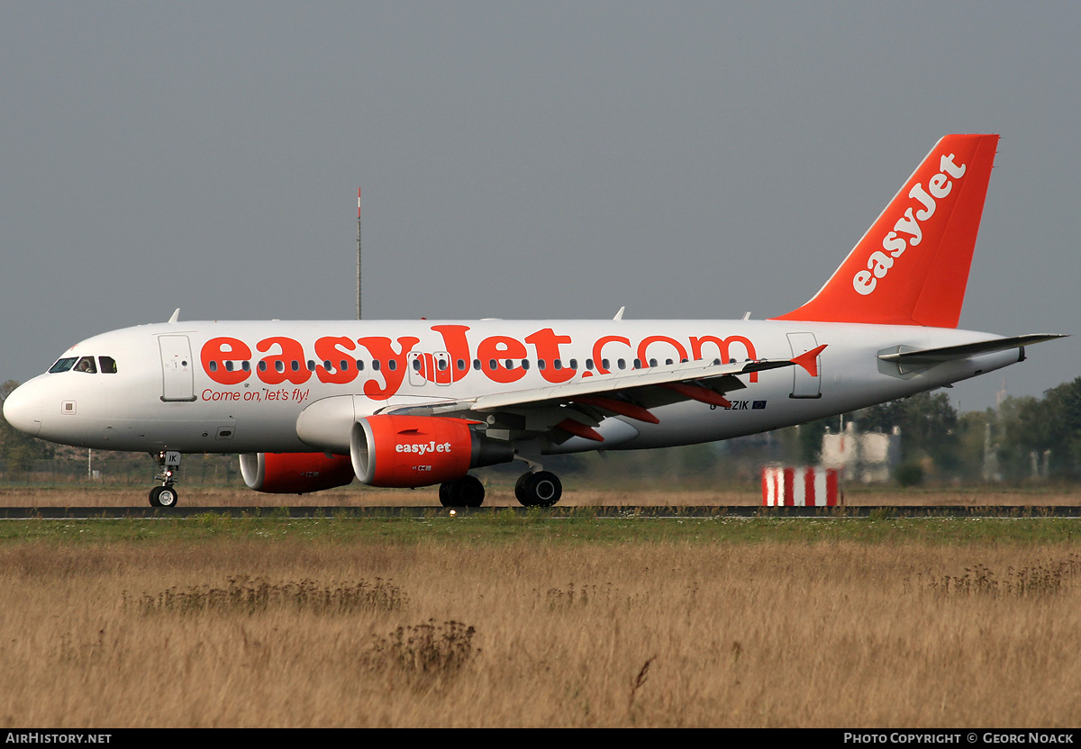 Aircraft Photo of G-EZIK | Airbus A319-111 | EasyJet | AirHistory.net #148425