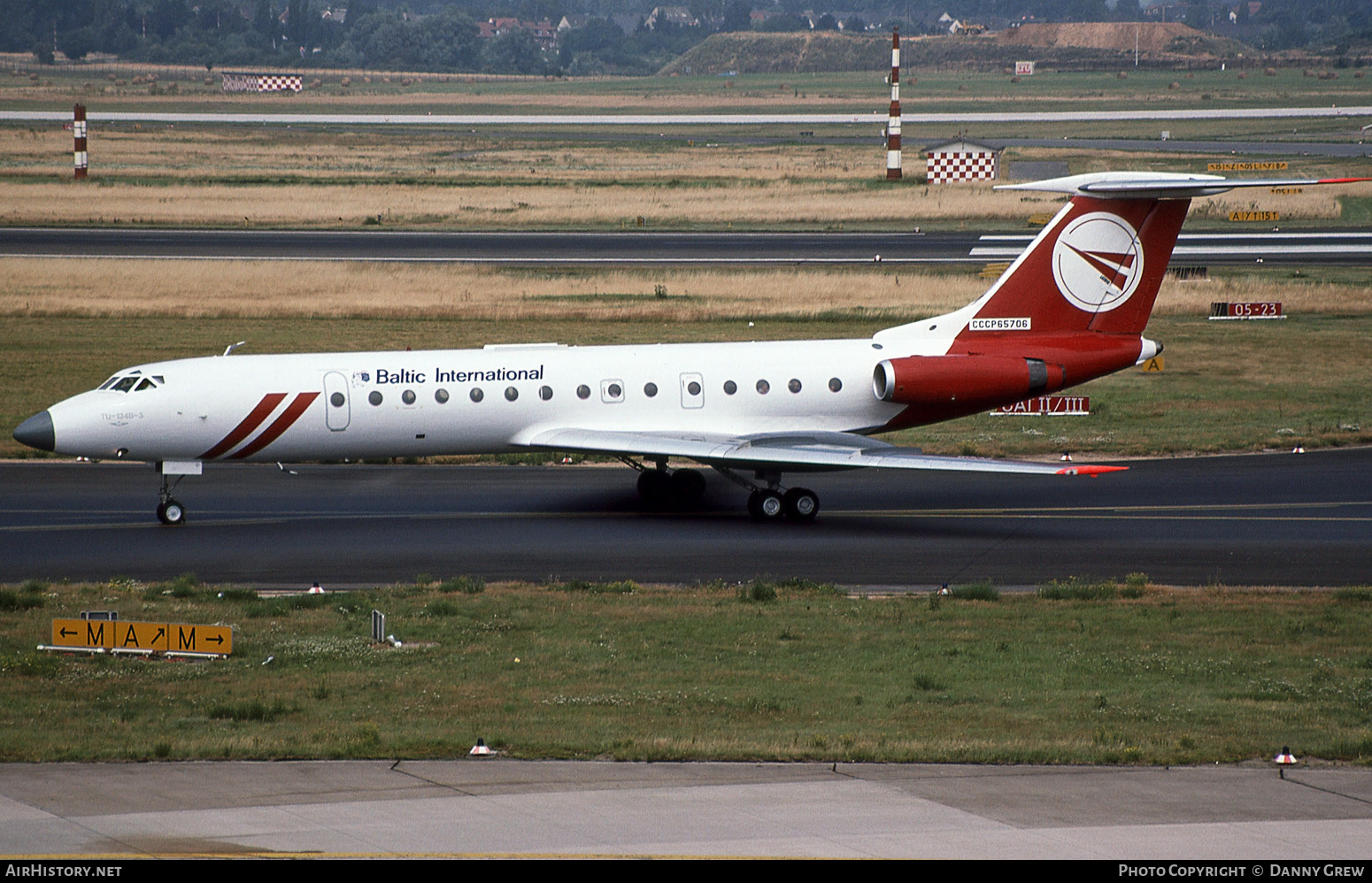 Aircraft Photo of CCCP-65706 | Tupolev Tu-134B-3 | Baltic International | AirHistory.net #148463