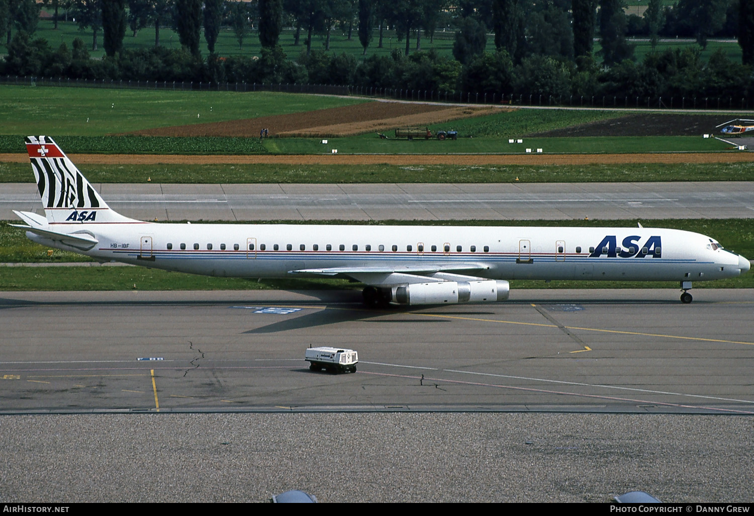 Aircraft Photo of HB-IBF | McDonnell Douglas DC-8-63 | African Safari Airways - ASA | AirHistory.net #148466