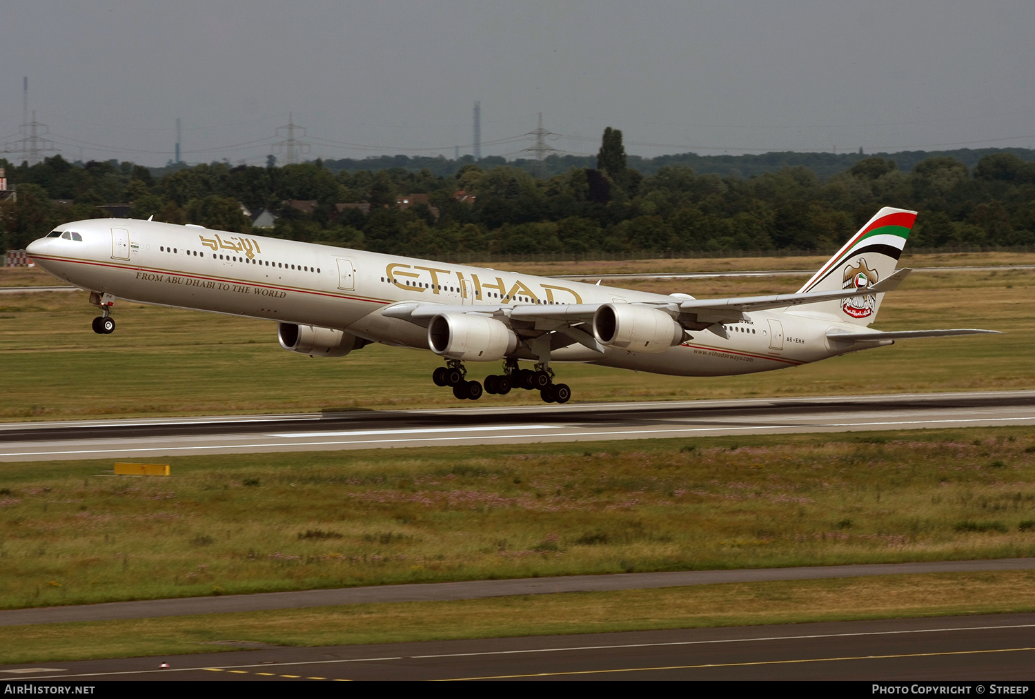 Aircraft Photo of A6-EHH | Airbus A340-642 | Etihad Airways | AirHistory.net #148489