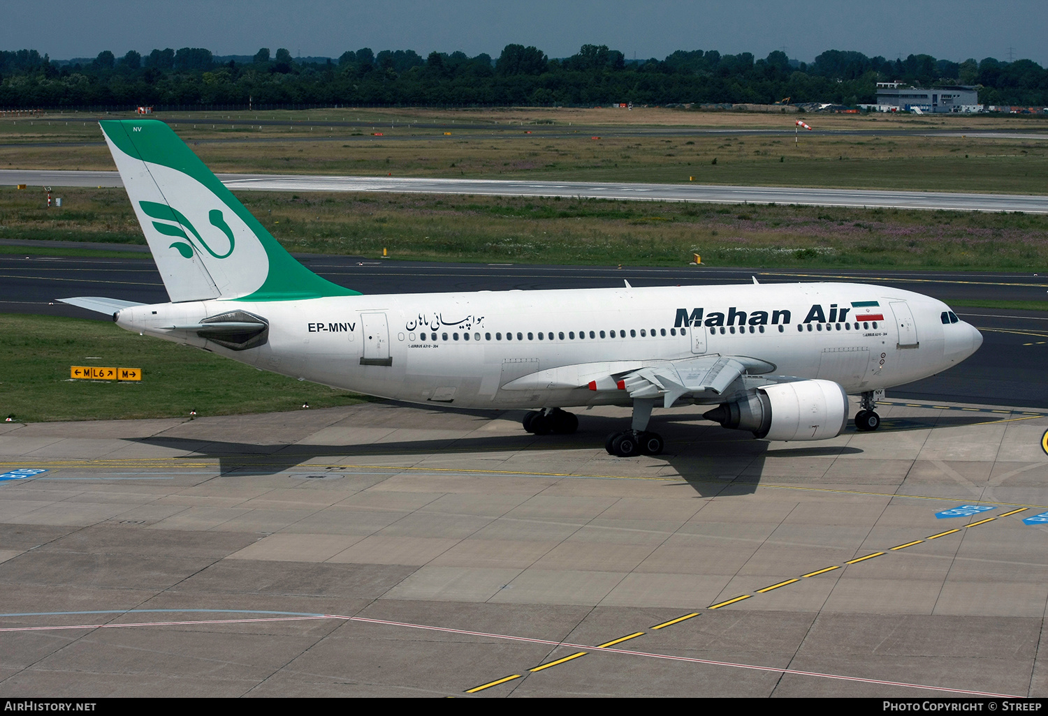 Aircraft Photo of EP-MNV | Airbus A310-304/ET | Mahan Air | AirHistory.net #148493