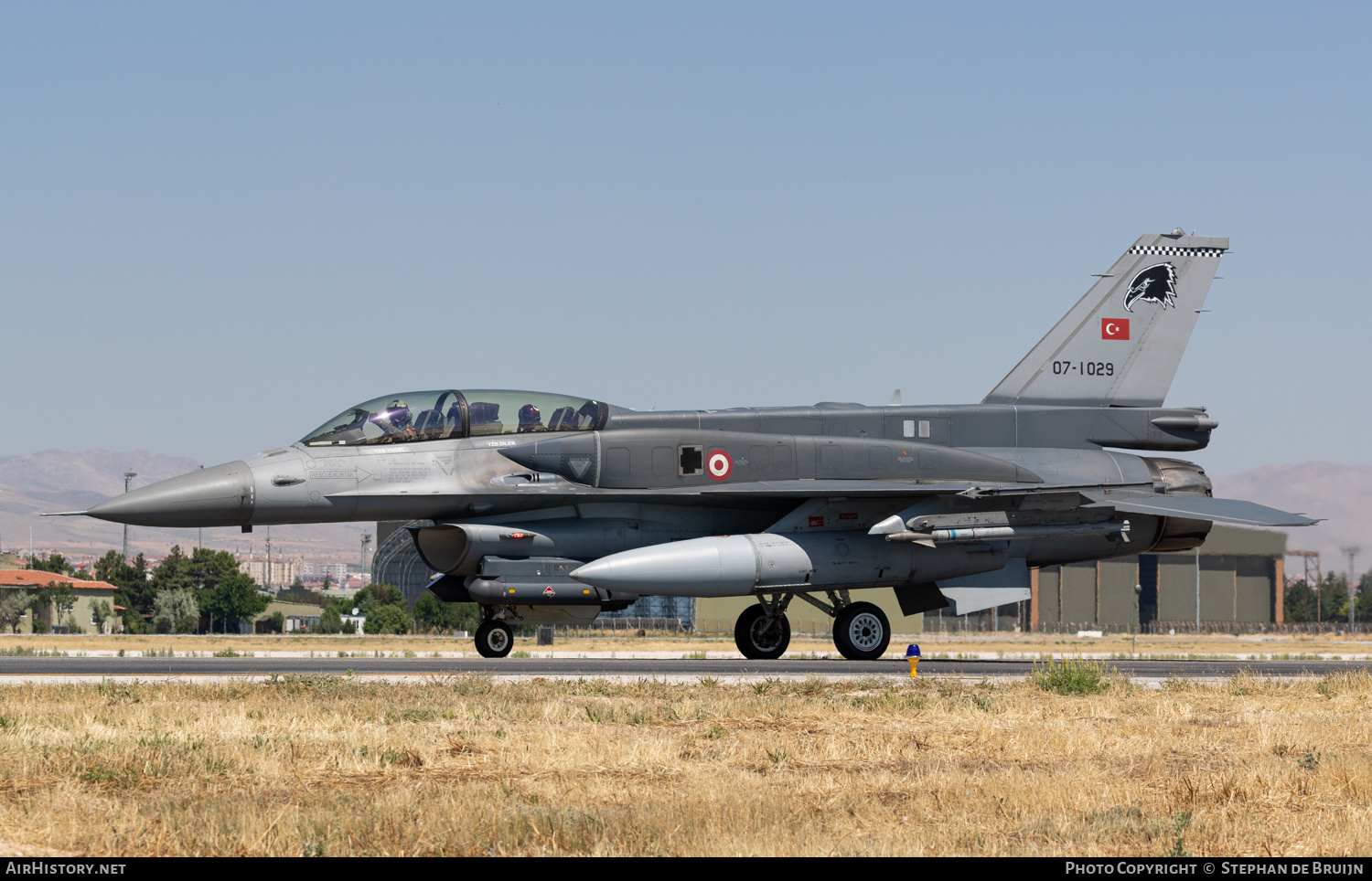 Aircraft Photo of 07-1029 | Lockheed Martin F-16D Fighting Falcon | Turkey - Air Force | AirHistory.net #148496