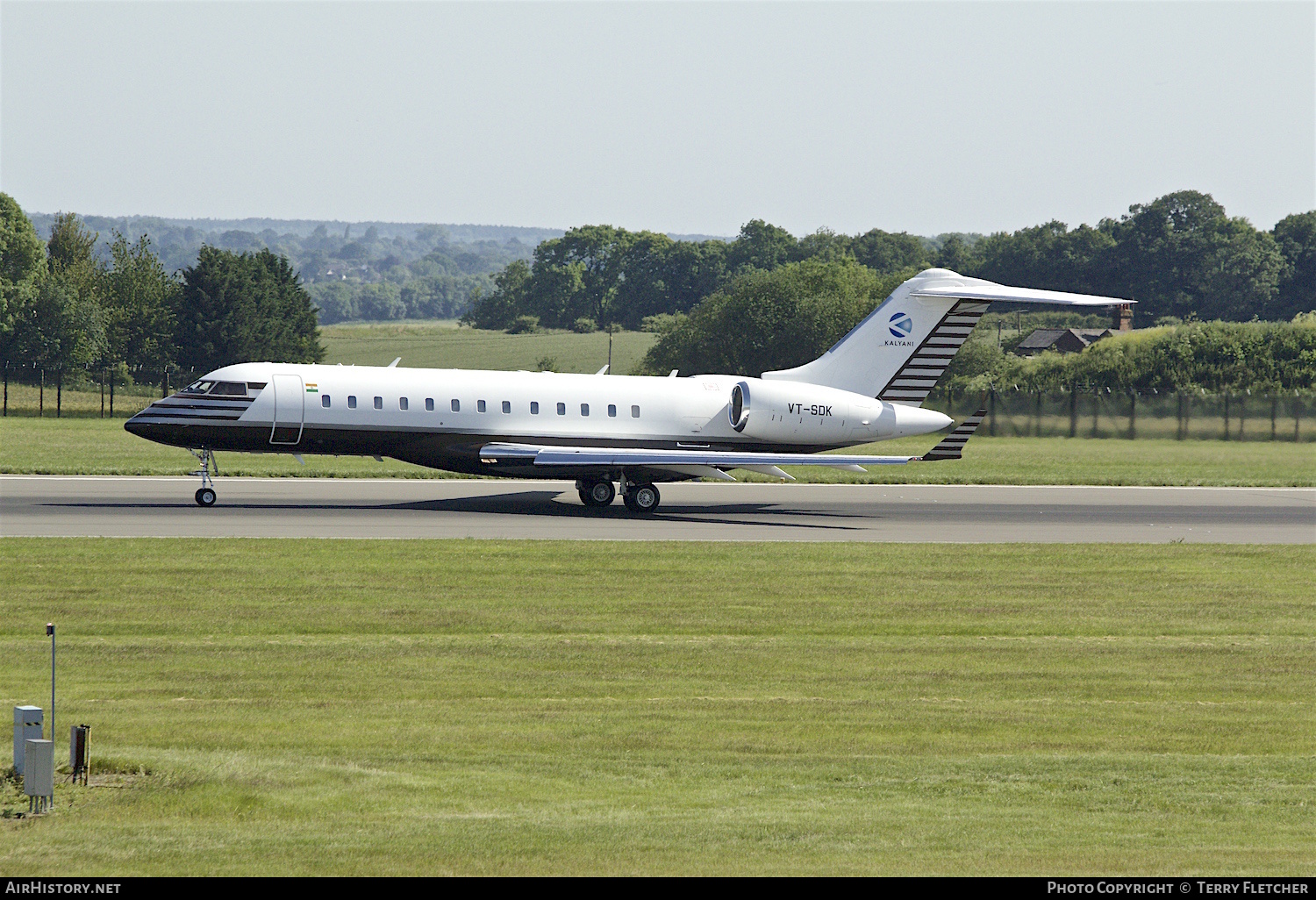 Aircraft Photo of VT-SDK | Bombardier Global Express (BD-700-1A10) | Kalyani Group | AirHistory.net #148506