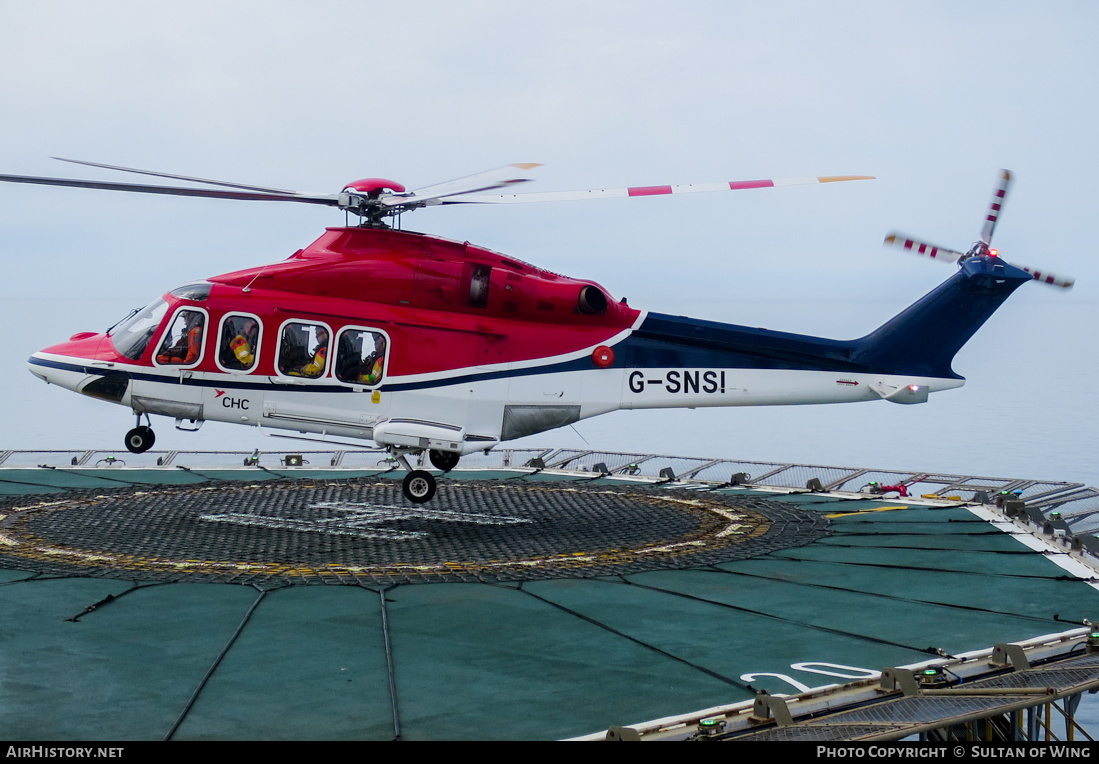 Aircraft Photo of G-SNSI | AgustaWestland AW-139 | CHC Helicopters | AirHistory.net #148507