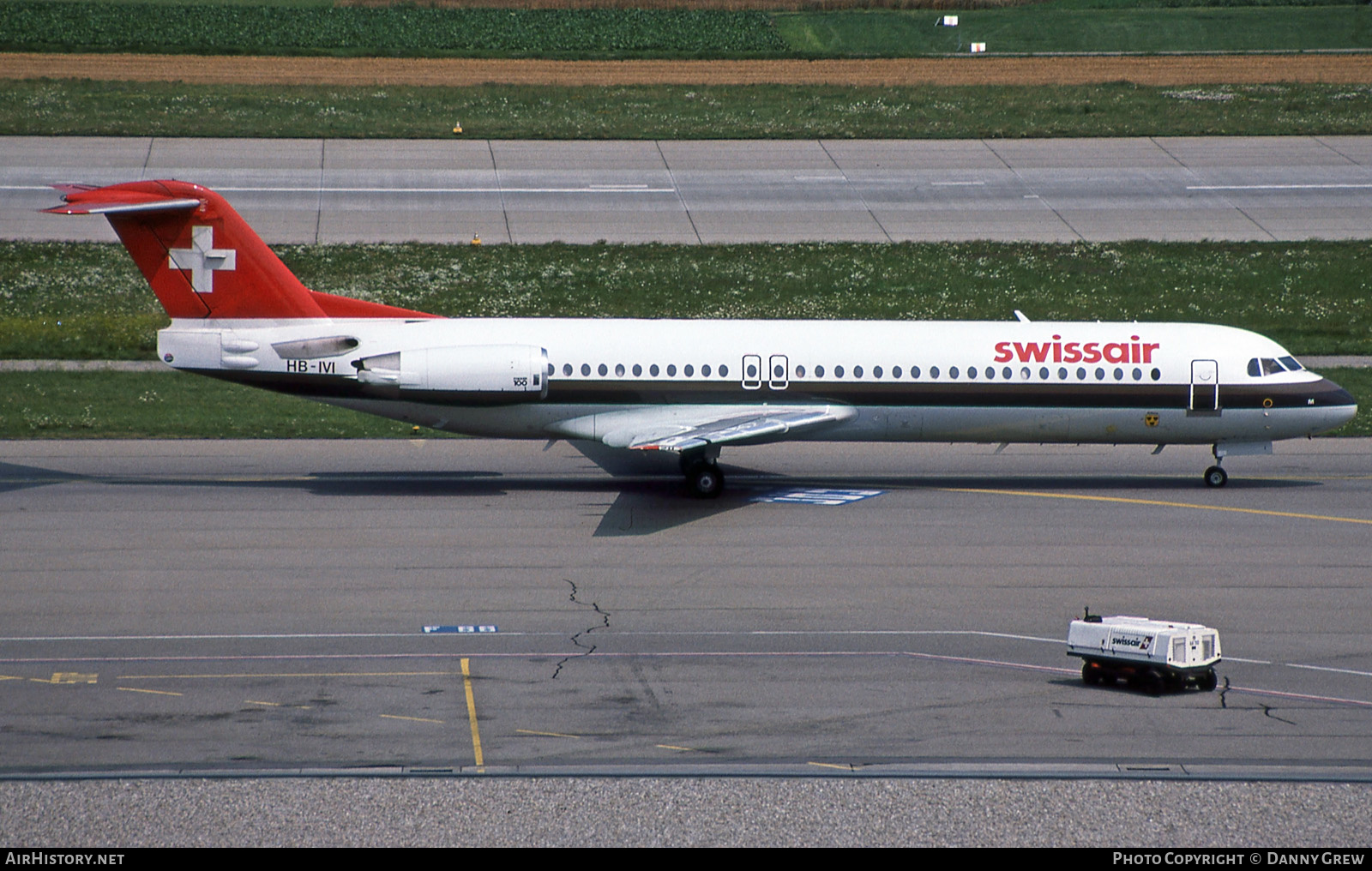 Aircraft Photo of HB-IVI | Fokker 100 (F28-0100) | Swissair | AirHistory.net #148510