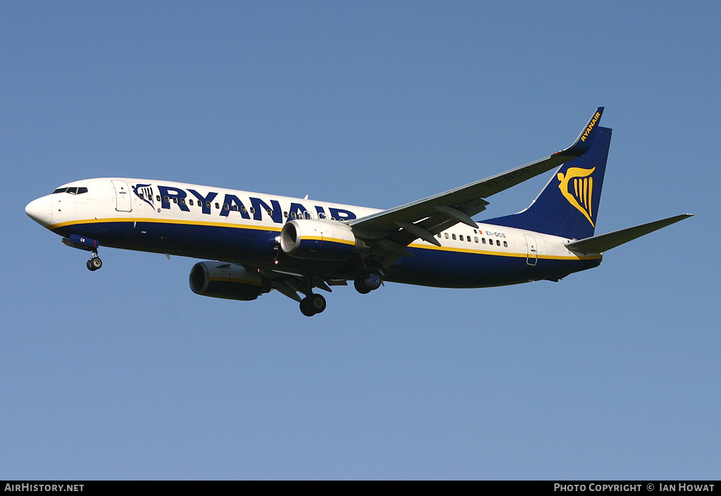 Aircraft Photo of EI-DCS | Boeing 737-8AS | Ryanair | AirHistory.net #148530