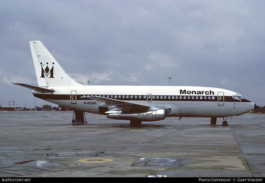 Aircraft Photo of G-DGDP | Boeing 737-2T7/Adv | Monarch Airlines | AirHistory.net #148557