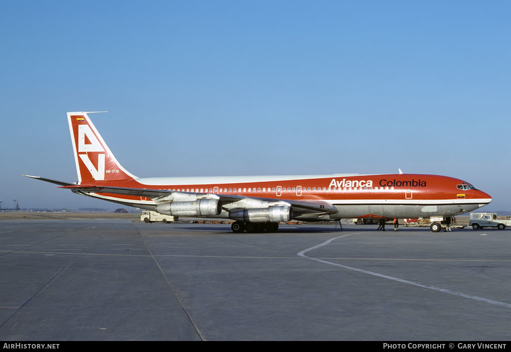 Aircraft Photo of HK-1718 | Boeing 707-321C | Avianca | AirHistory.net #148560