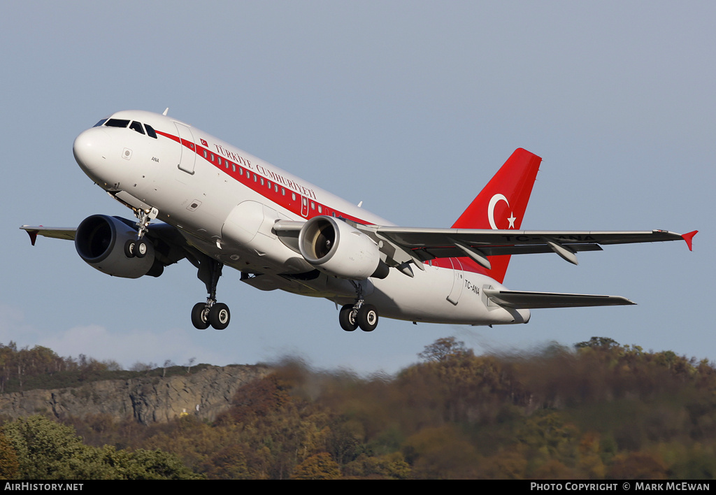Aircraft Photo of TC-ANA | Airbus ACJ319 (A319-115/CJ) | Turkey Government | AirHistory.net #148564