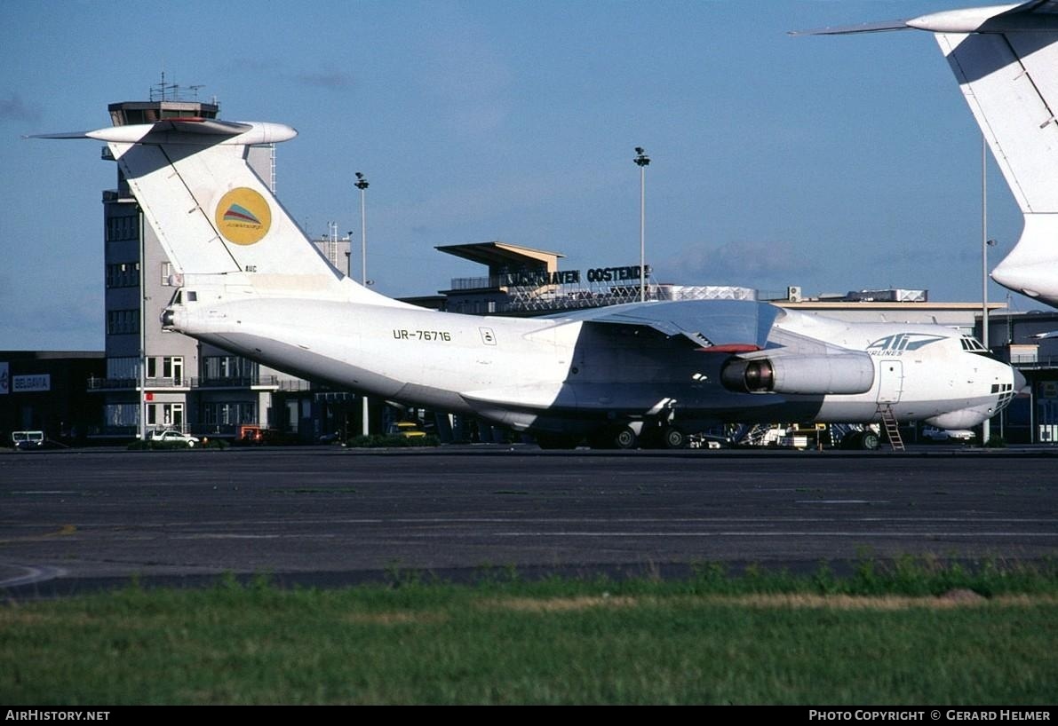 Aircraft Photo of UR-76716 | Ilyushin Il-76MD | ATI Airlines | AirHistory.net #148568