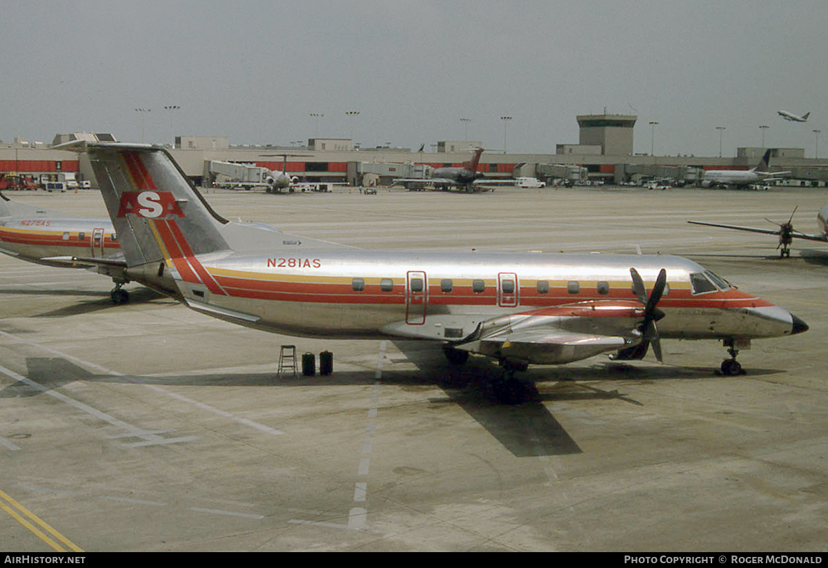 Aircraft Photo of N281AS | Embraer EMB-120RT Brasilia | ASA - Atlantic Southeast Airlines | AirHistory.net #148570