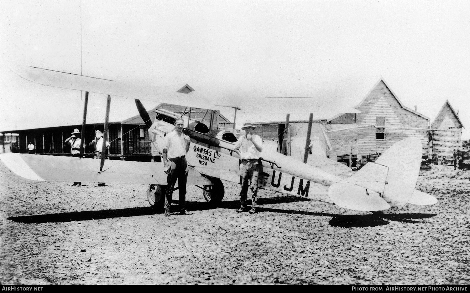 Aircraft Photo of VH-UJM | De Havilland D.H. 60G Gipsy Moth | Queensland and Northern Territory Aerial Services | AirHistory.net #148575