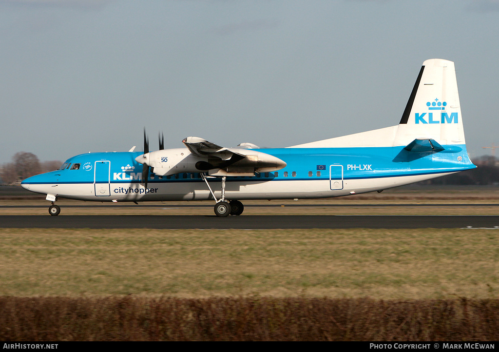 Aircraft Photo of PH-LXK | Fokker 50 | KLM Cityhopper | AirHistory.net #148592