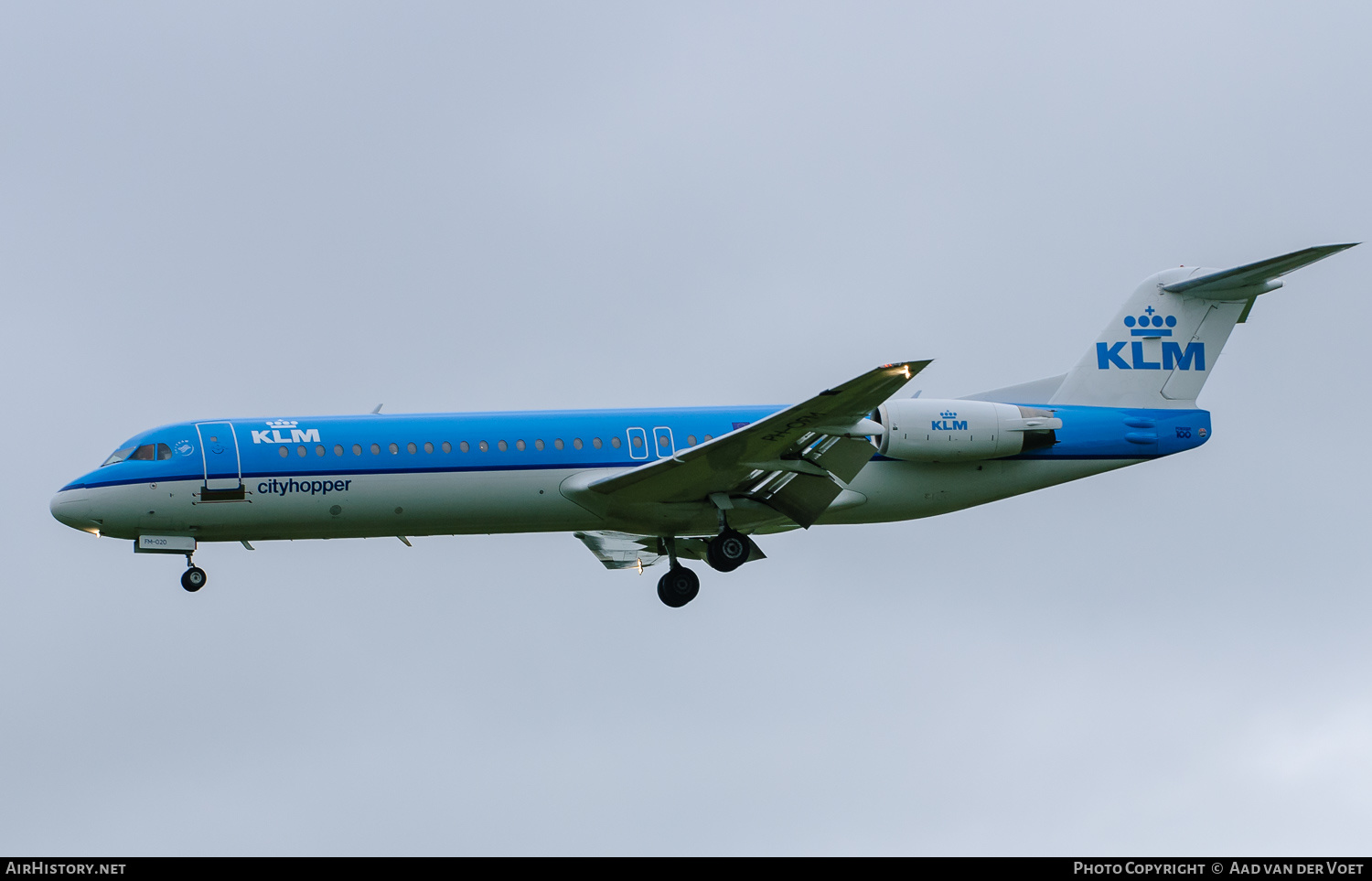 Aircraft Photo of PH-OFM | Fokker 100 (F28-0100) | KLM Cityhopper | AirHistory.net #148593