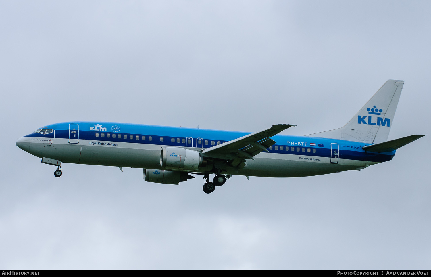 Aircraft Photo of PH-BTF | Boeing 737-406 | KLM - Royal Dutch Airlines | AirHistory.net #148616