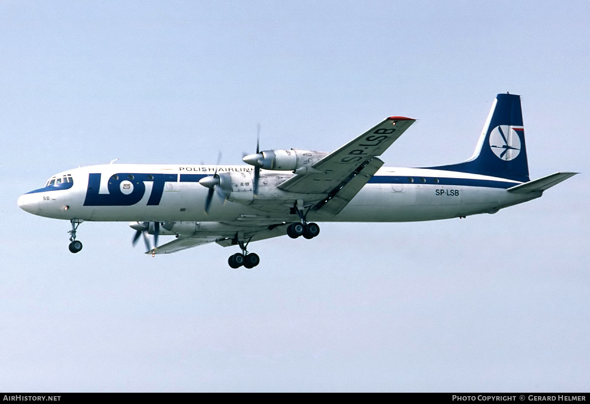 Aircraft Photo of SP-LSB | Ilyushin Il-18V | LOT Polish Airlines - Polskie Linie Lotnicze | AirHistory.net #148625