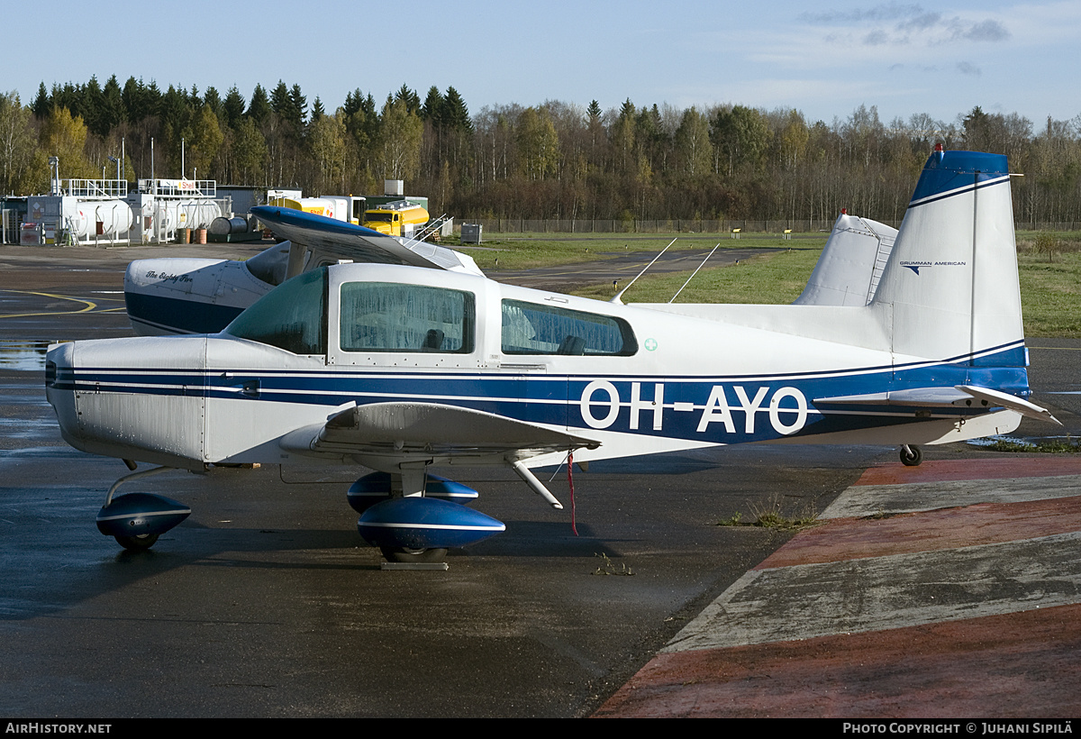 Aircraft Photo of OH-AYO | Grumman American AA-5 Traveler | AirHistory.net #148628