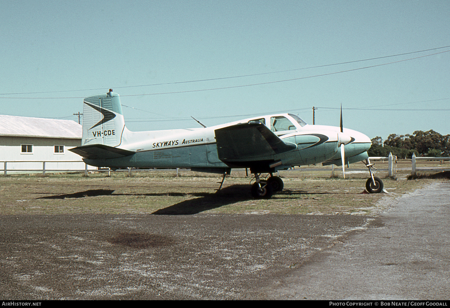 Aircraft Photo of VH-CDE | Beech B50 Twin Bonanza | Skyways Australia | AirHistory.net #148636