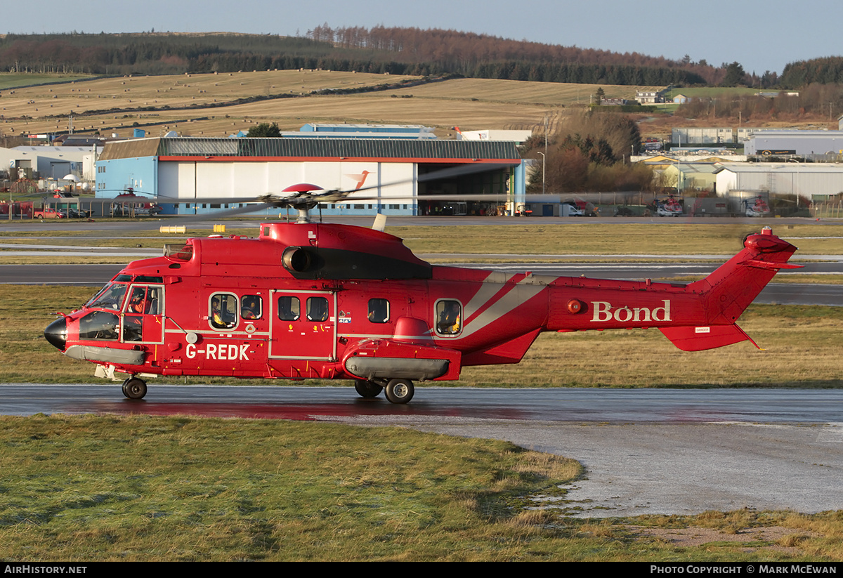 Aircraft Photo of G-REDK | Eurocopter AS-332L2 Super Puma Mk2 | Bond Offshore Helicopters | AirHistory.net #148650