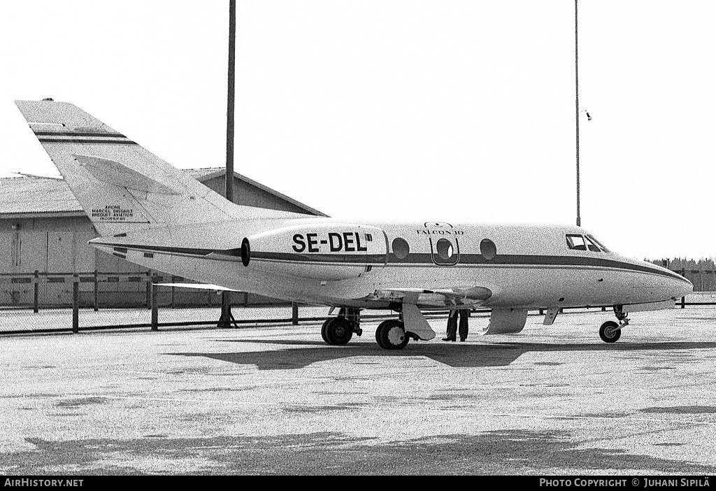 Aircraft Photo of SE-DEL | Dassault Falcon 10 | AirHistory.net #148651
