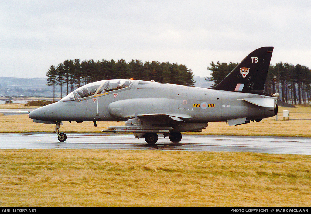 Aircraft Photo of XX189 | British Aerospace Hawk T1A | UK - Air Force | AirHistory.net #148662