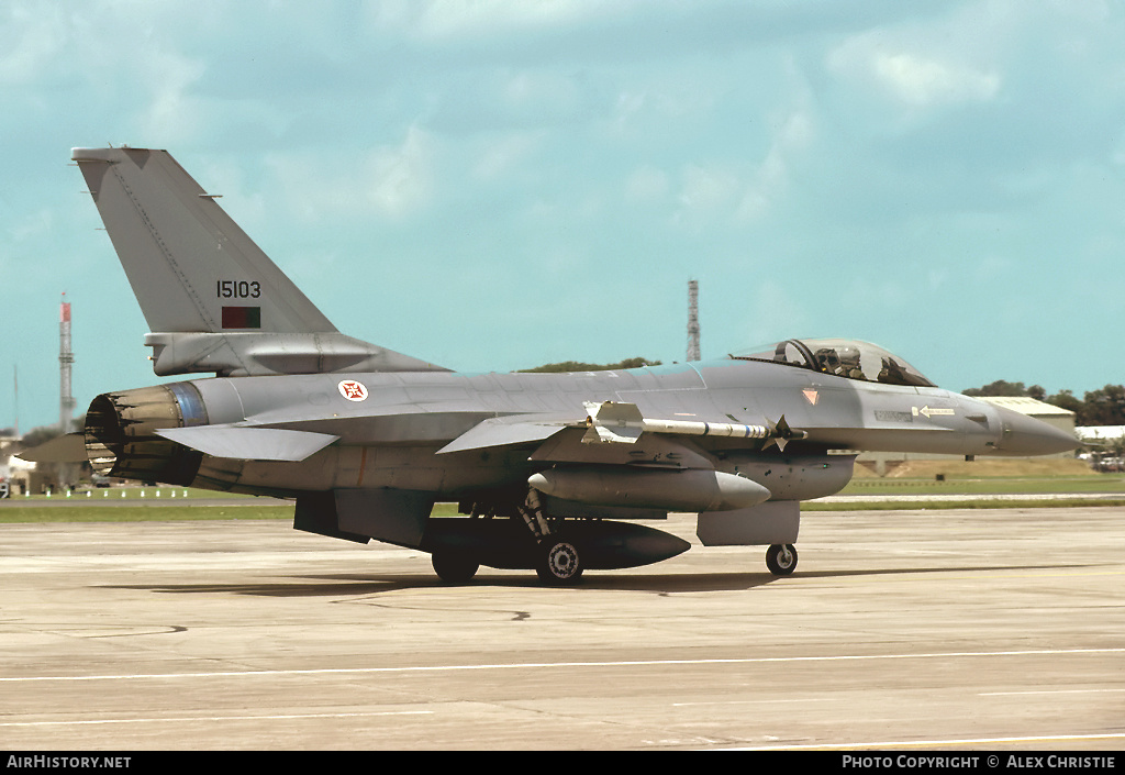 Aircraft Photo of 15103 | Lockheed F-16A Fighting Falcon | Portugal - Air Force | AirHistory.net #148675