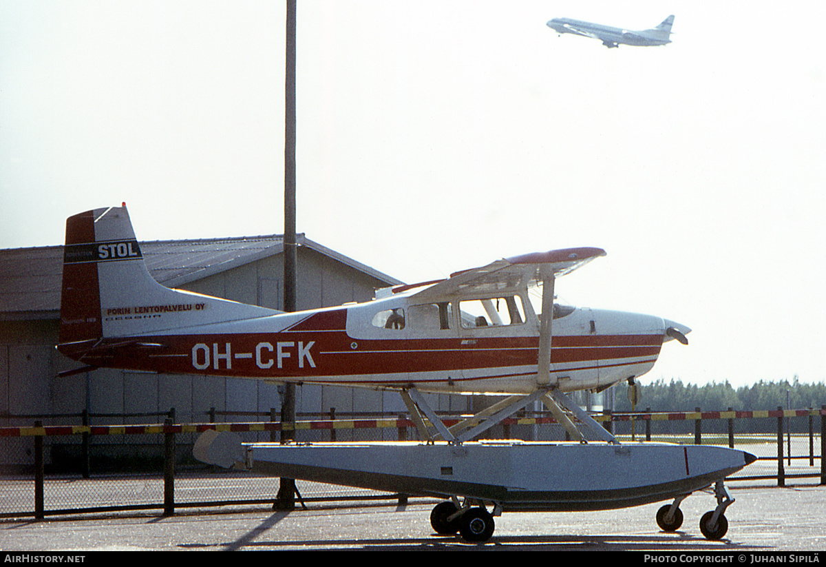 Aircraft Photo of OH-CFK | Cessna / Robertson A185E STOL Skywagon 185 | Porin Lentopalvelu | AirHistory.net #148678