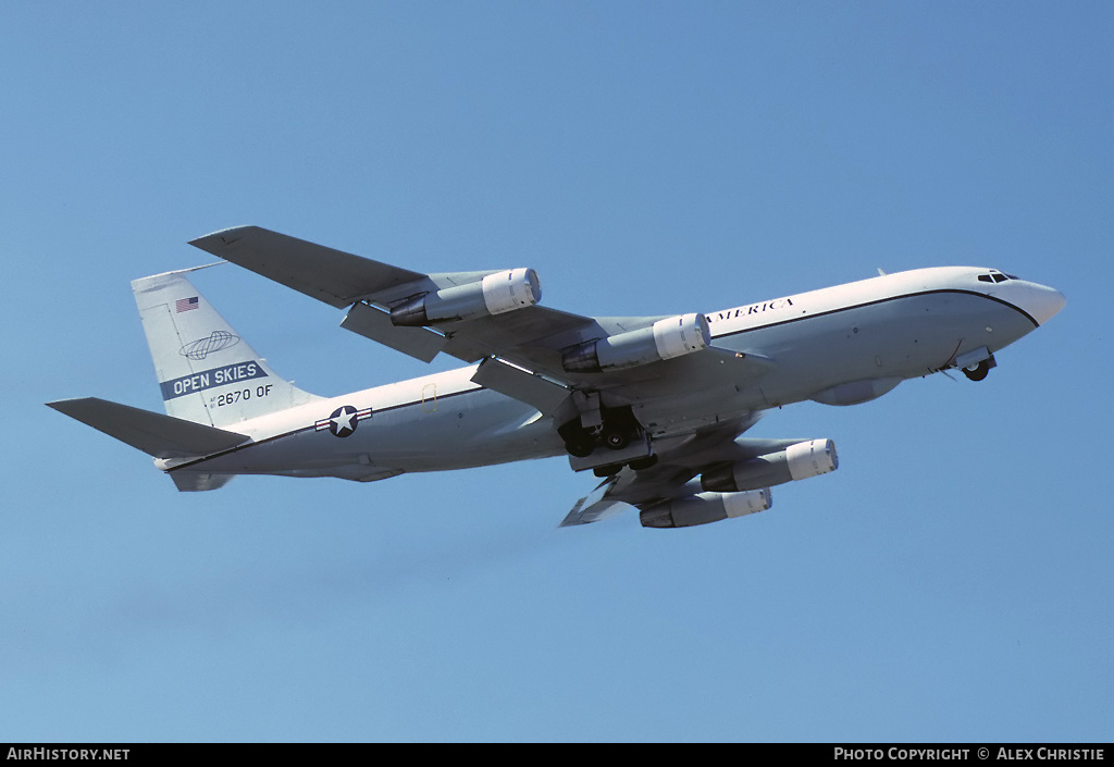 Aircraft Photo of 61-2670 / AF61-2670 | Boeing OC-135B | USA - Air Force | AirHistory.net #148692