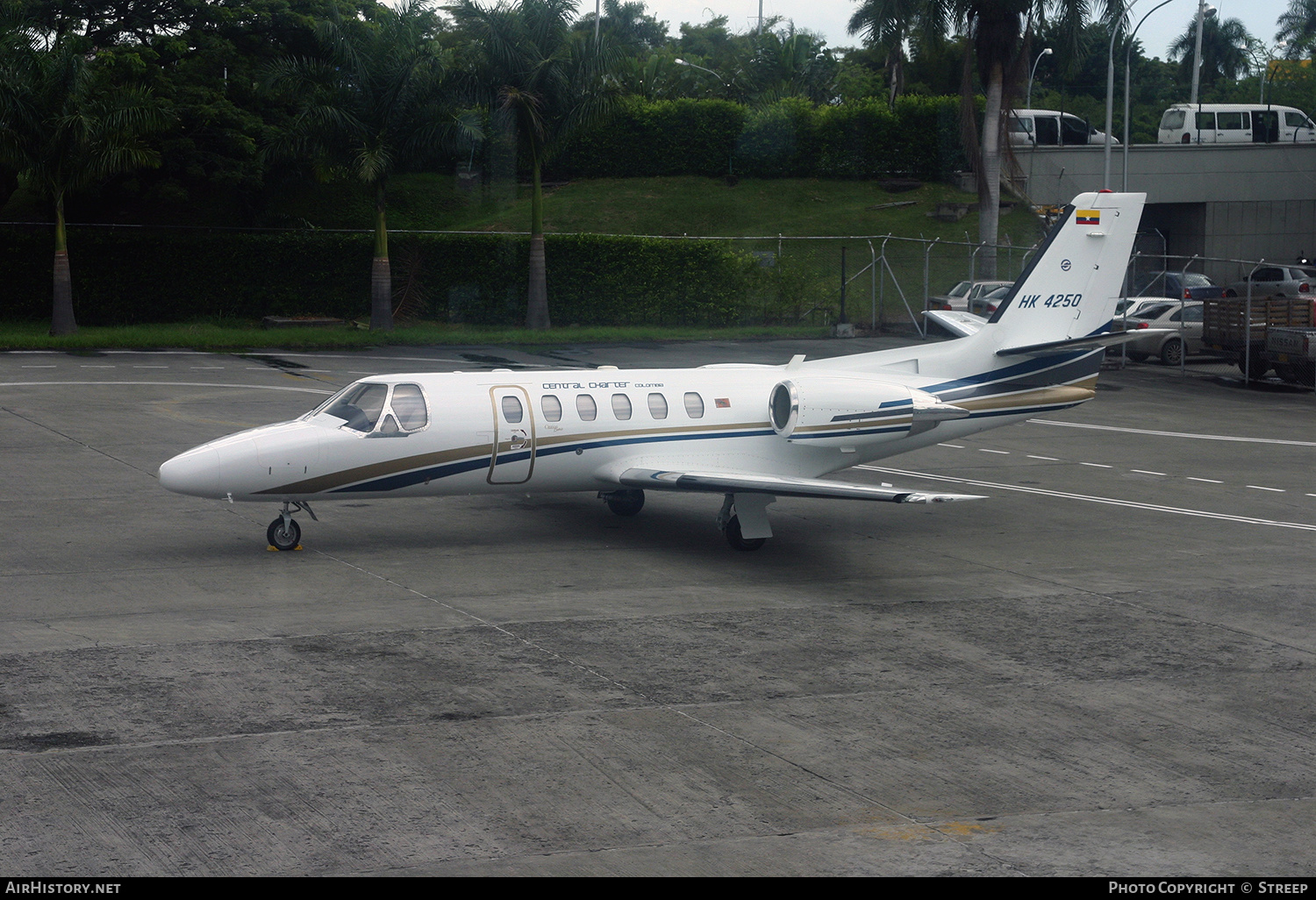 Aircraft Photo of HK-4250 | Cessna 550B Citation Bravo | Central Charter Colombia | AirHistory.net
