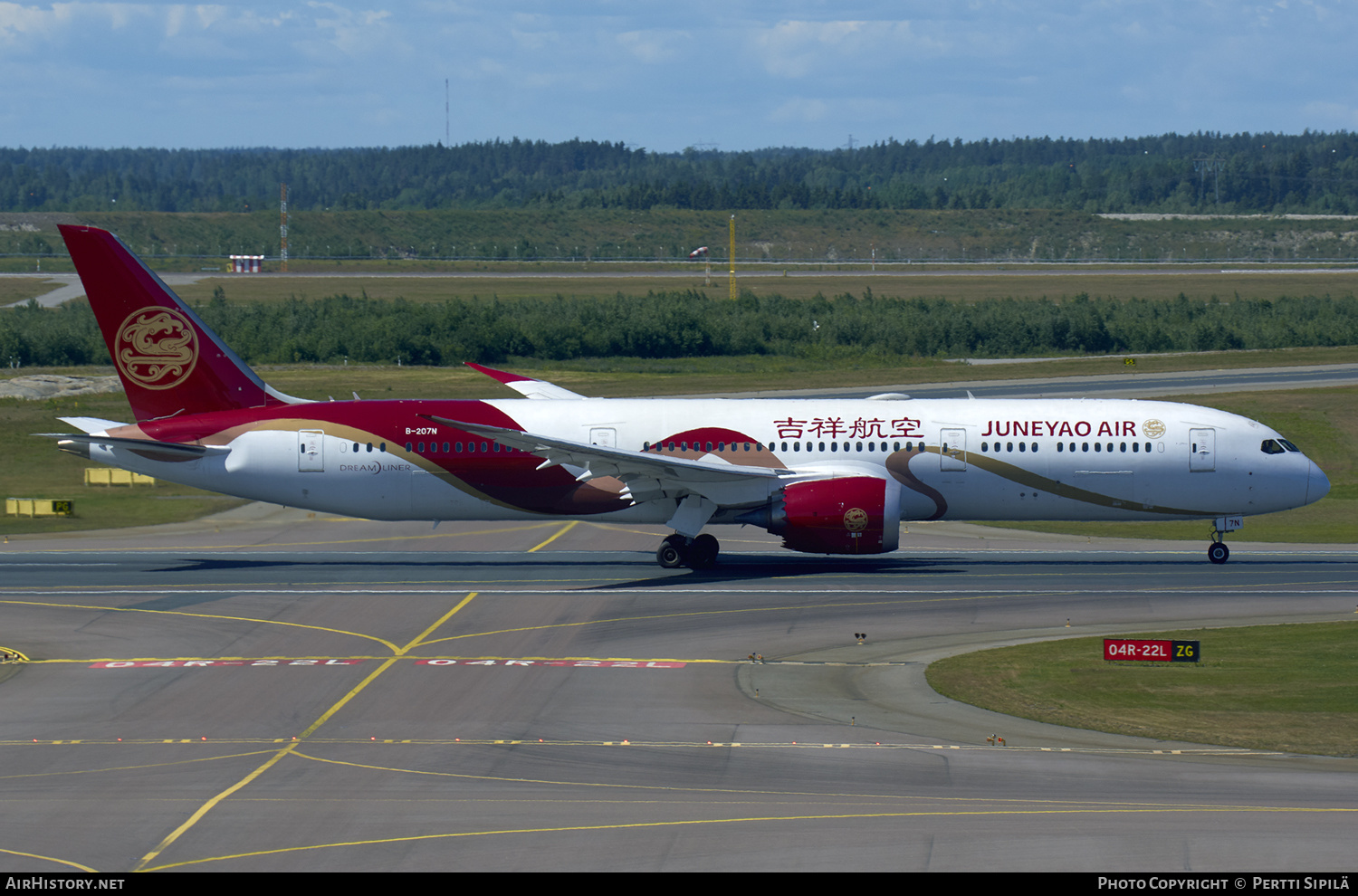 Aircraft Photo of B-207N | Boeing 787-9 Dreamliner | Juneyao Airlines | AirHistory.net #148740