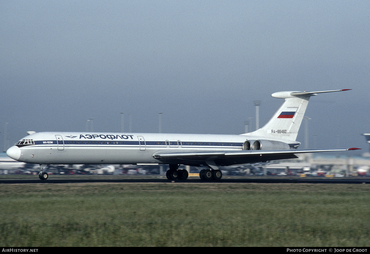Aircraft Photo of RA-86492 | Ilyushin Il-62M | Aeroflot | AirHistory.net #148753