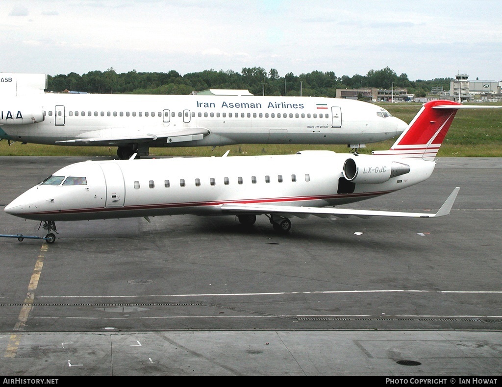 Aircraft Photo of LX-GJC | Bombardier Challenger 800 (CRJ-100SE/CL-600-2B19) | AirHistory.net #148794