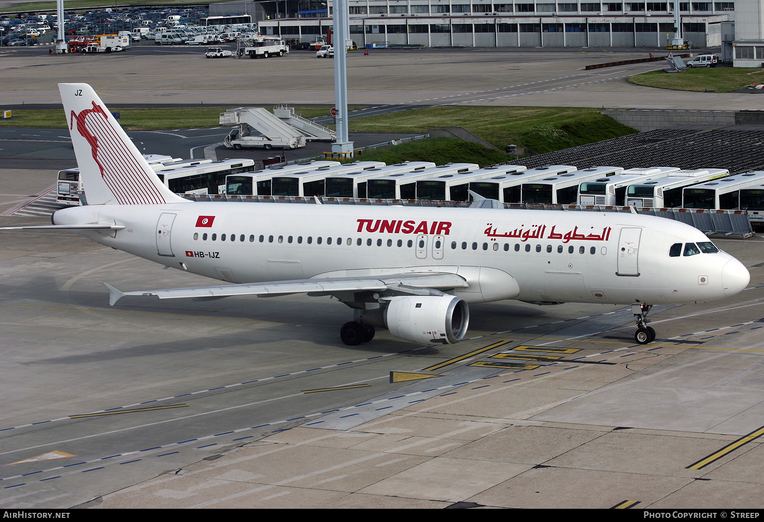 Aircraft Photo of HB-IJZ | Airbus A320-211 | Tunisair | AirHistory.net #148839
