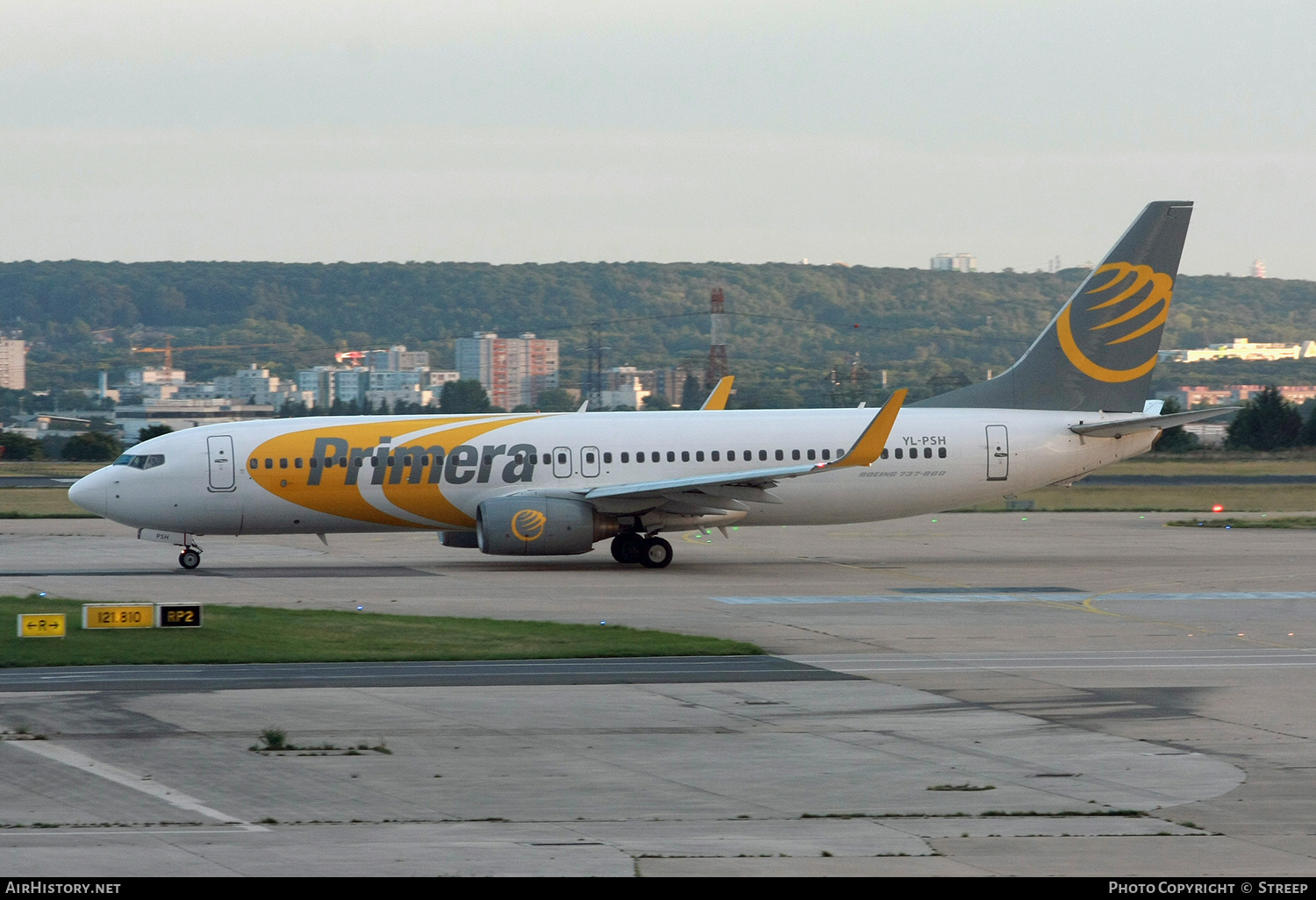 Aircraft Photo of YL-PSH | Boeing 737-86N | Primera Air | AirHistory.net #148847