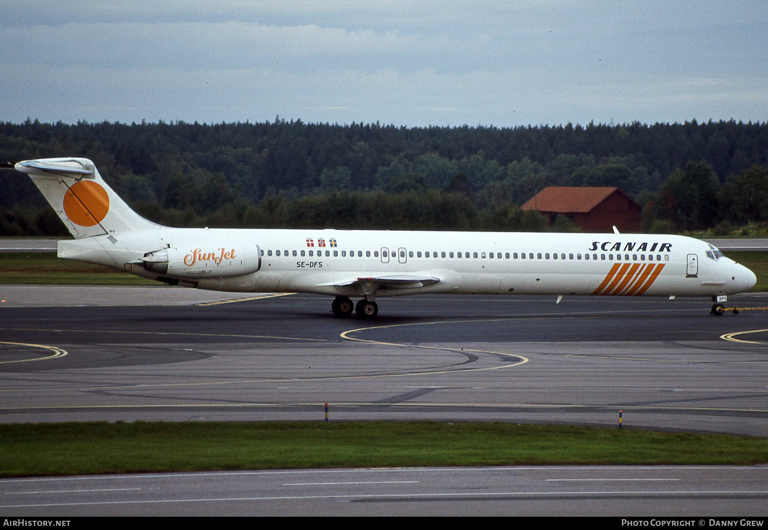 Aircraft Photo of SE-DFS | McDonnell Douglas MD-82 (DC-9-82) | Scanair | AirHistory.net #148894